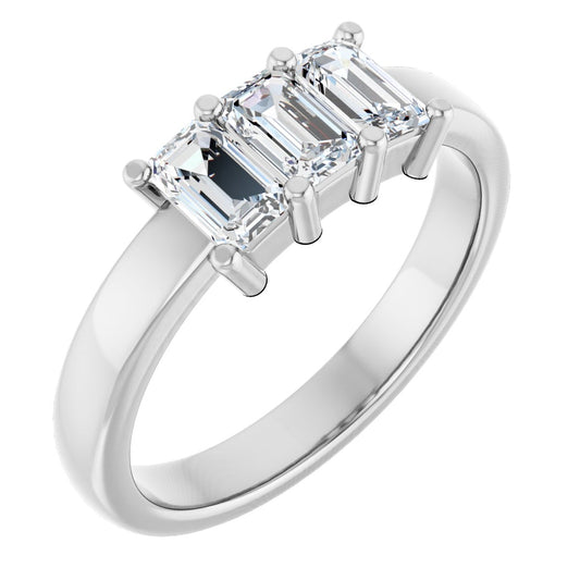 Radiant / Emerald Anniversary Band