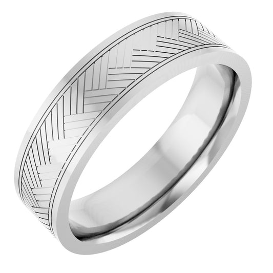 Platinum Patterned Band