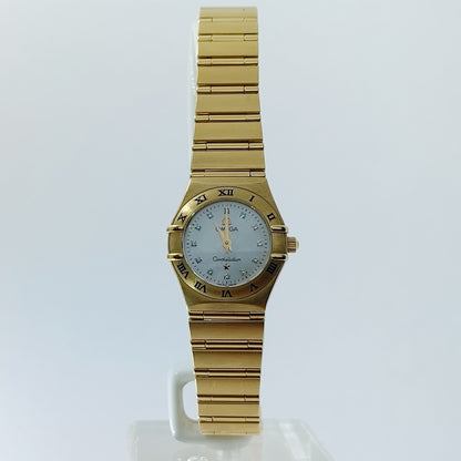 Omega Constellation 22.5 mm, Yellow Gold on Yellow Gold w/ Diamond Indexes