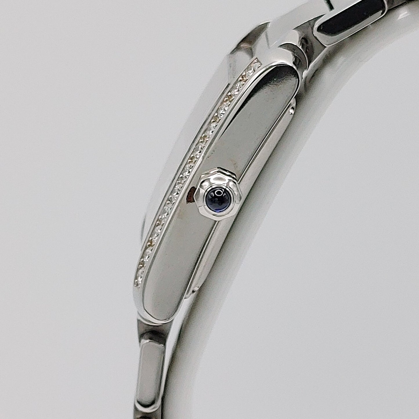 Cartier Tank Française Watch w/ Diamond Bezel