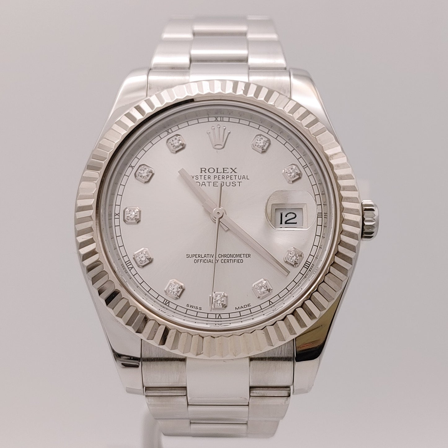 Rolex Datejust II 41 Silver Dial Men's Watch