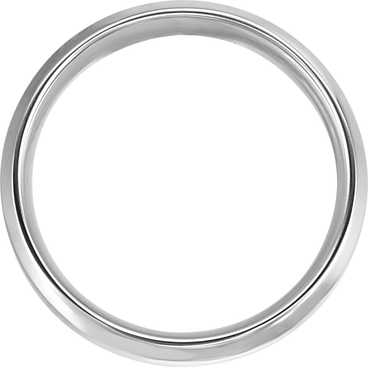 Two-Toned Beveled Edge Band