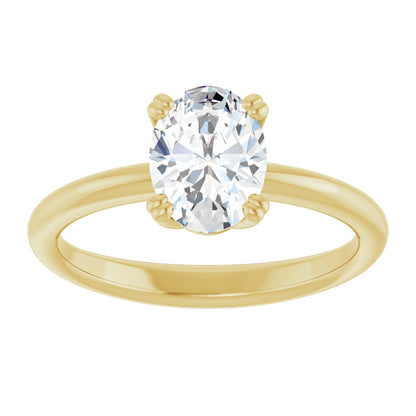 Oval Solitaire Ring