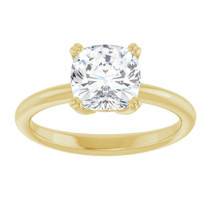 Cushion Solitaire Ring