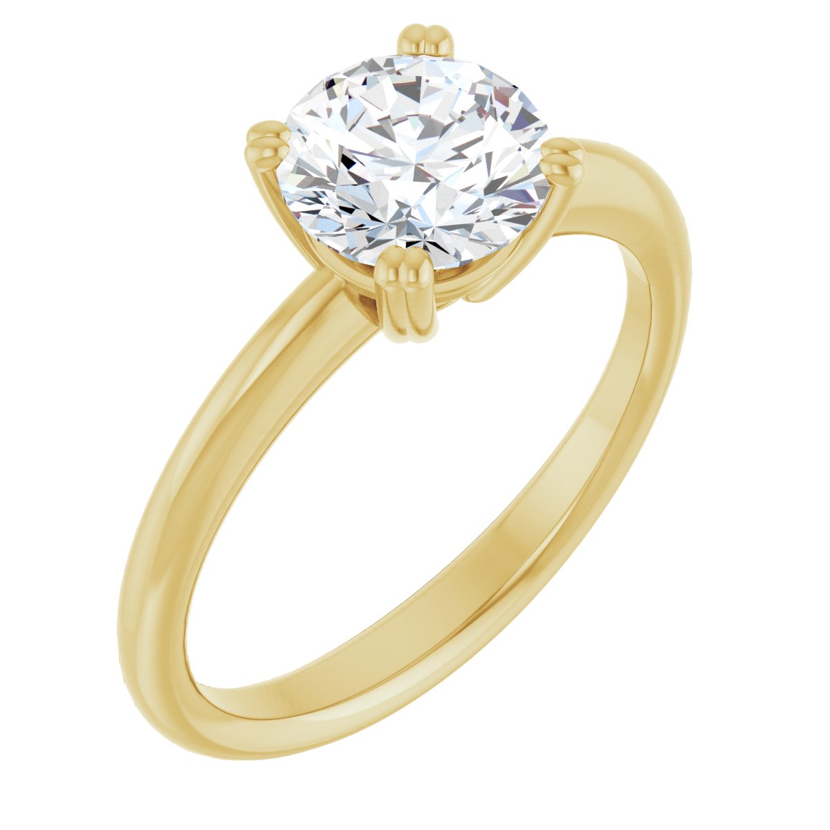 Round Brilliant Solitaire Ring