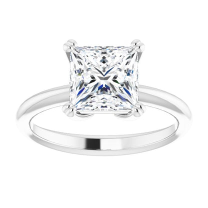 Princess Solitaire Ring