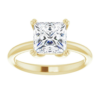 Princess Solitaire Ring