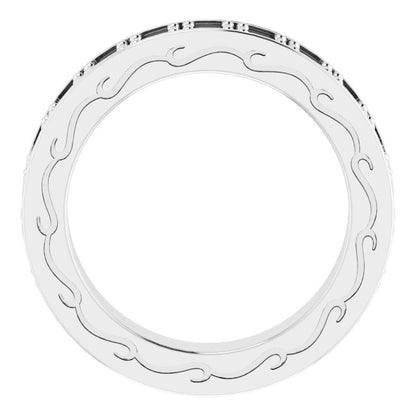 Round Brilliant Eternity Band