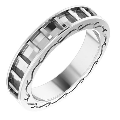 Asscher Eternity Band