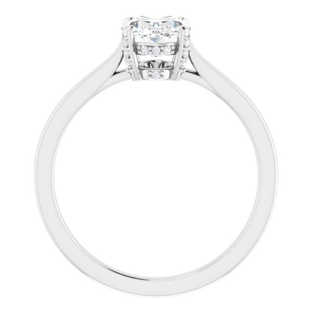 Oval Solitaire Engagement Ring