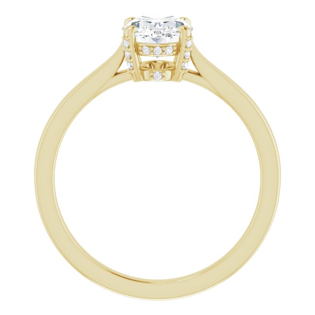 Oval Solitaire Engagement Ring