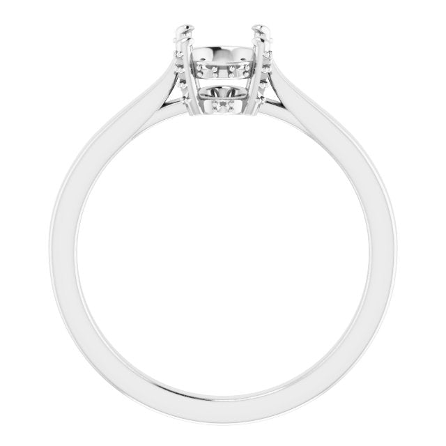 Oval Solitaire Engagement Ring