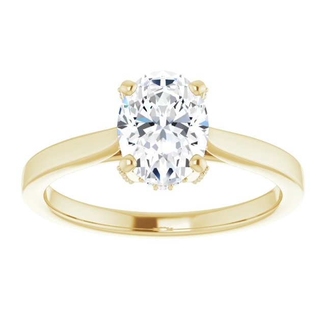 Oval Solitaire Engagement Ring