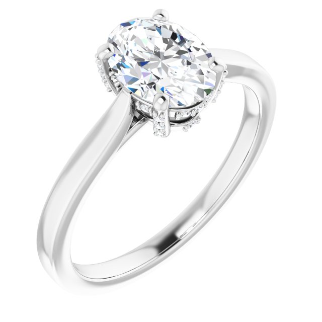 Oval Solitaire Engagement Ring