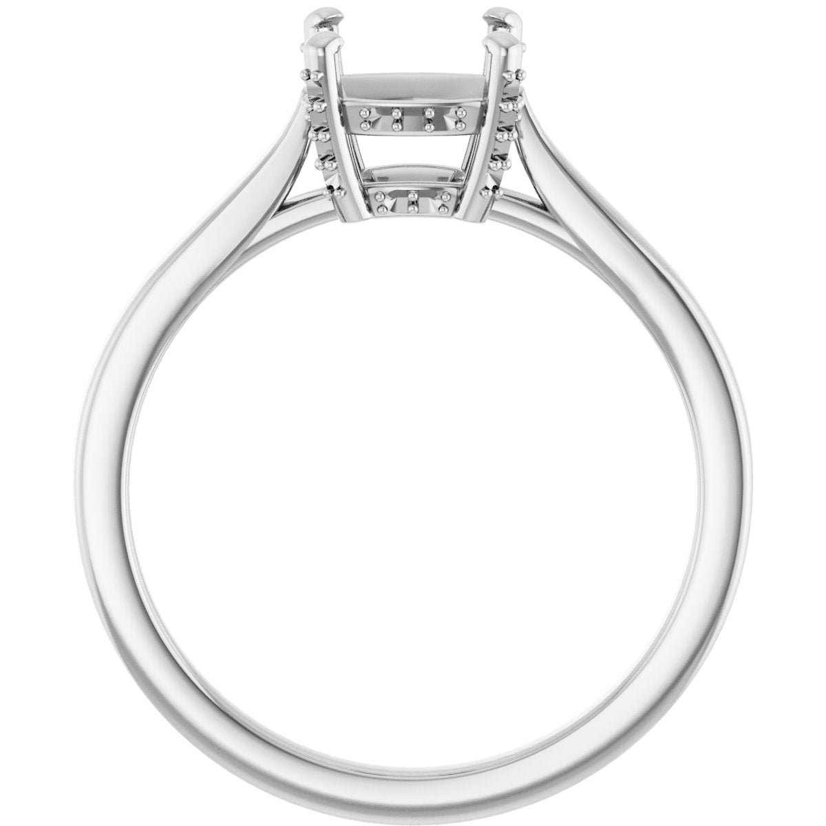 Cushion Solitaire Engagement Ring