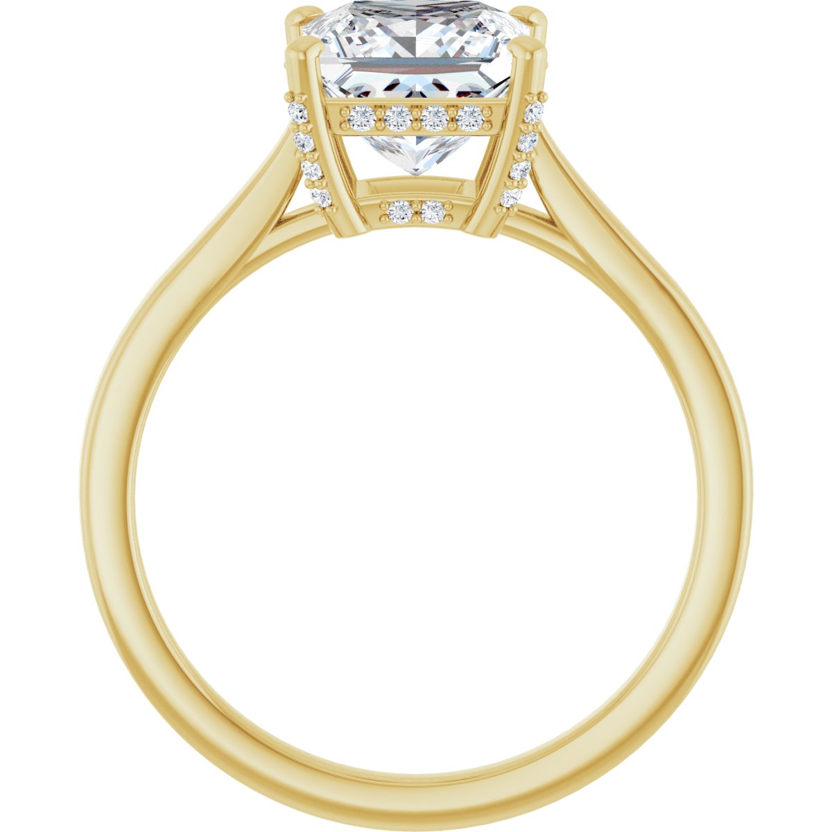 Princess Solitaire Engagement Ring