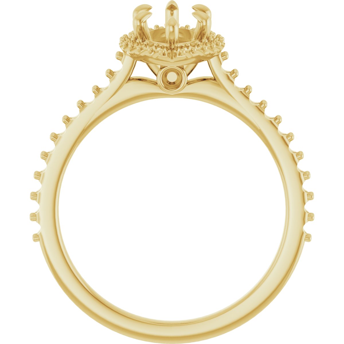 Marquise Halo-Style Engagement Ring