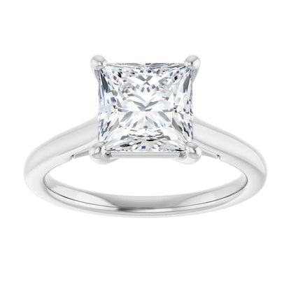 Princess Solitaire Engagement Ring