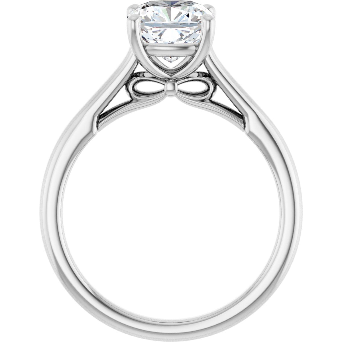 Cushion Solitaire Engagement Ring