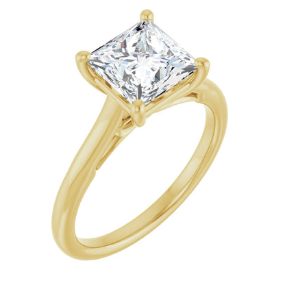 Princess Solitaire Engagement Ring