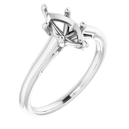 Marquise Solitaire Engagement Ring