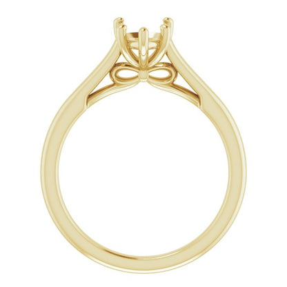 Pear Solitaire Engagement Ring