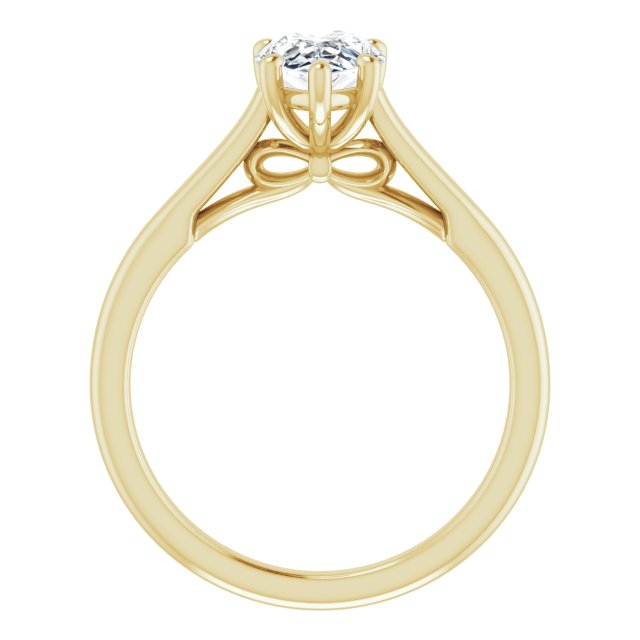 Pear Solitaire Engagement Ring