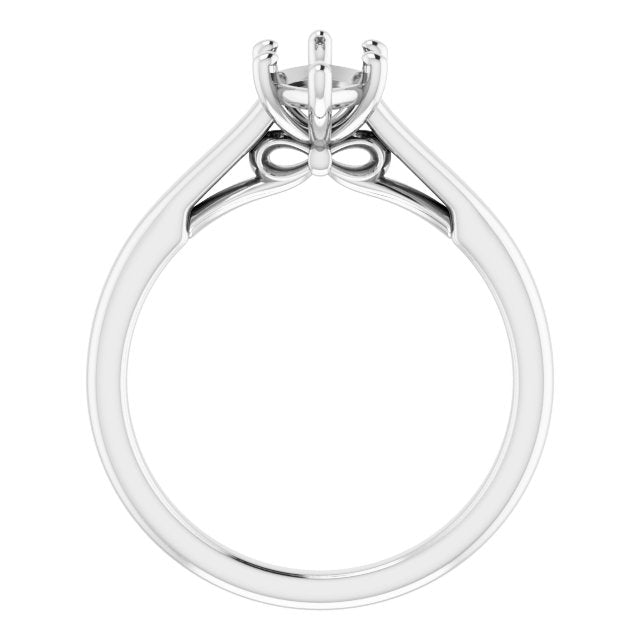 Marquise Solitaire Engagement Ring