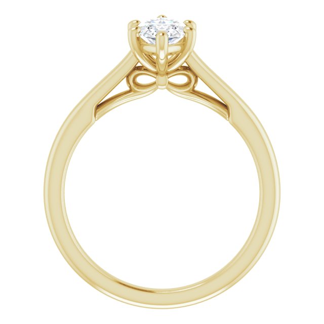 Marquise Solitaire Engagement Ring