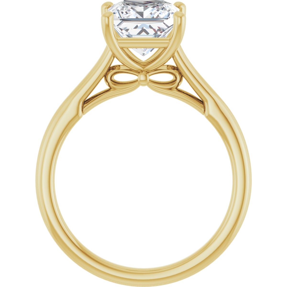 Princess Solitaire Engagement Ring