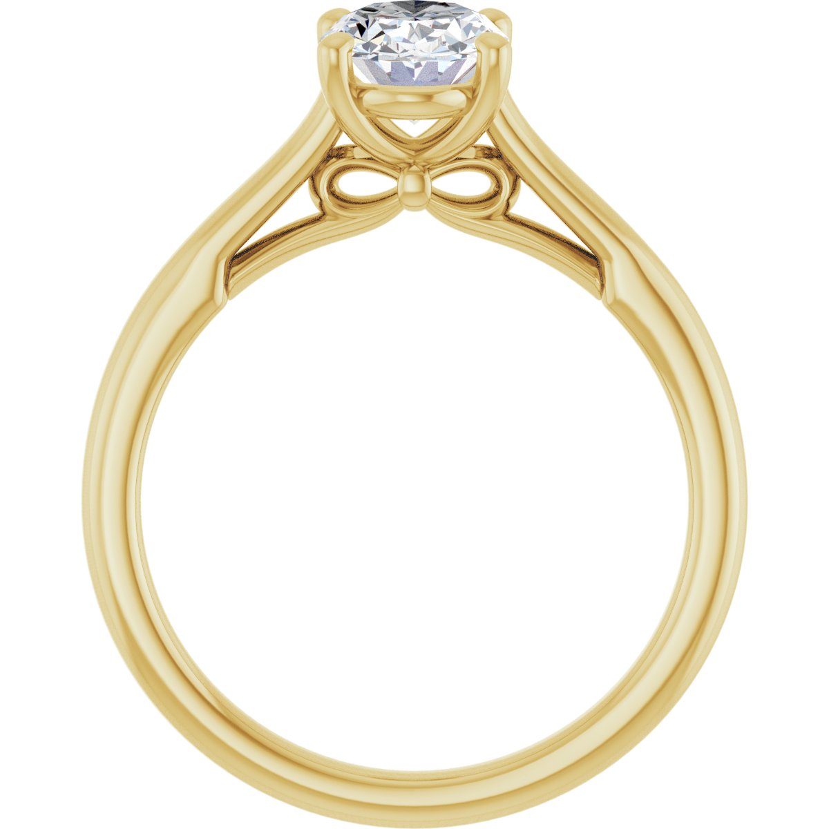 Oval Solitaire Engagement Ring