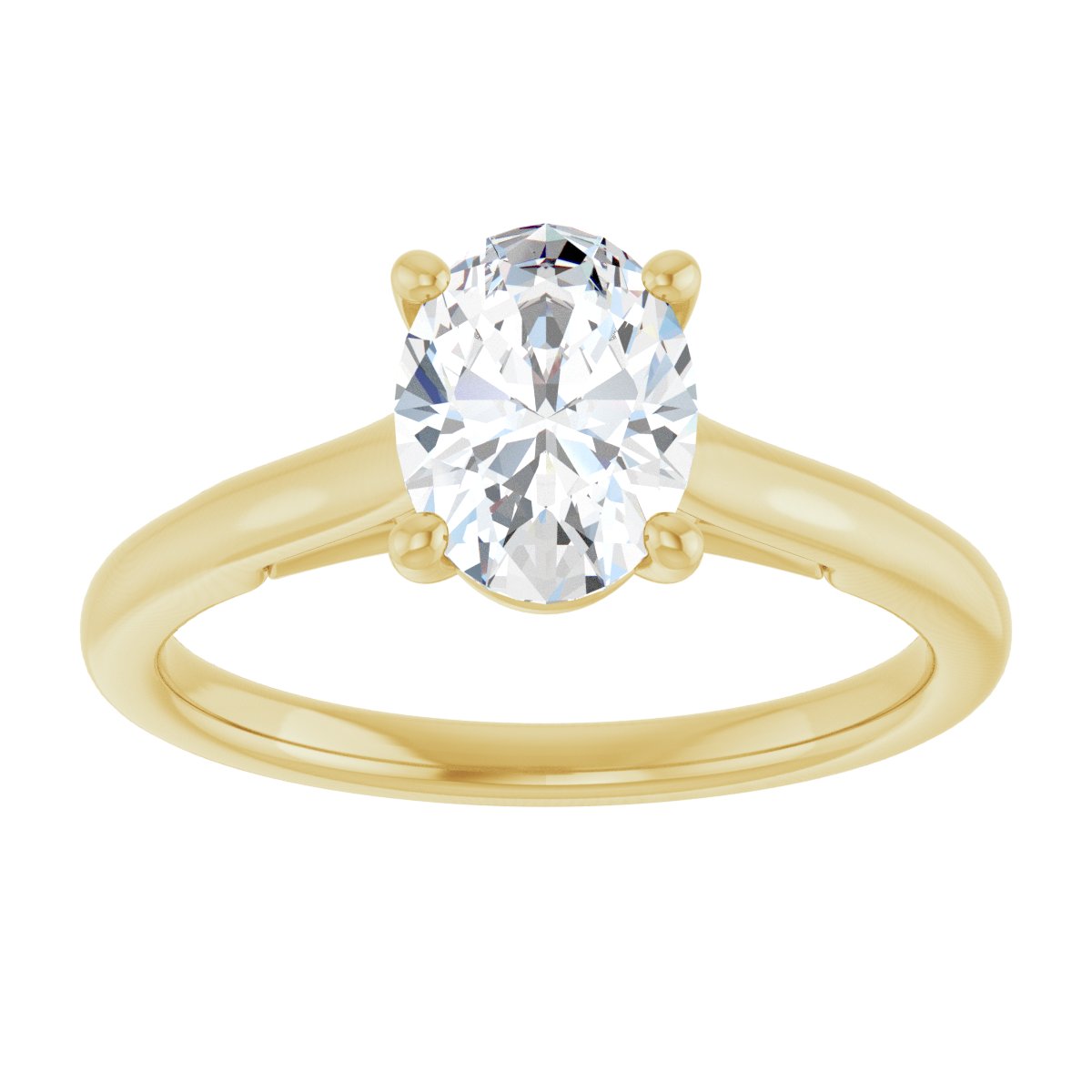 Oval Solitaire Engagement Ring