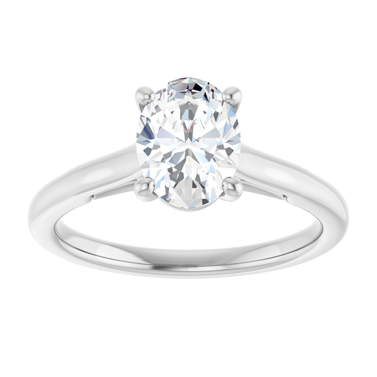 Oval Solitaire Engagement Ring