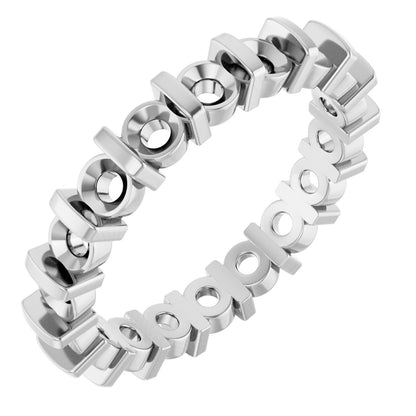 Round Brilliant Eternity Band