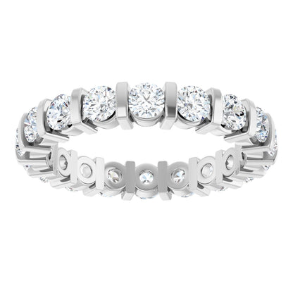 Round Brilliant Eternity Band