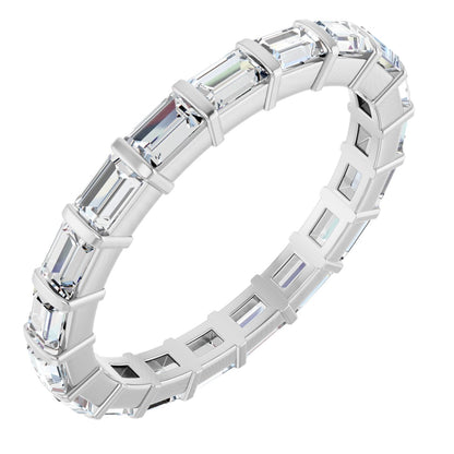 Straight Baguette Eternity Band