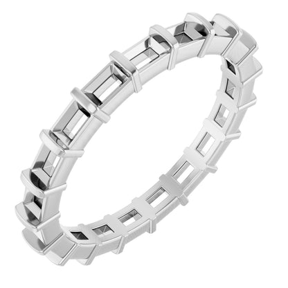 Straight Baguette Eternity Band