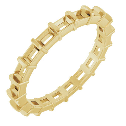 Straight Baguette Eternity Band