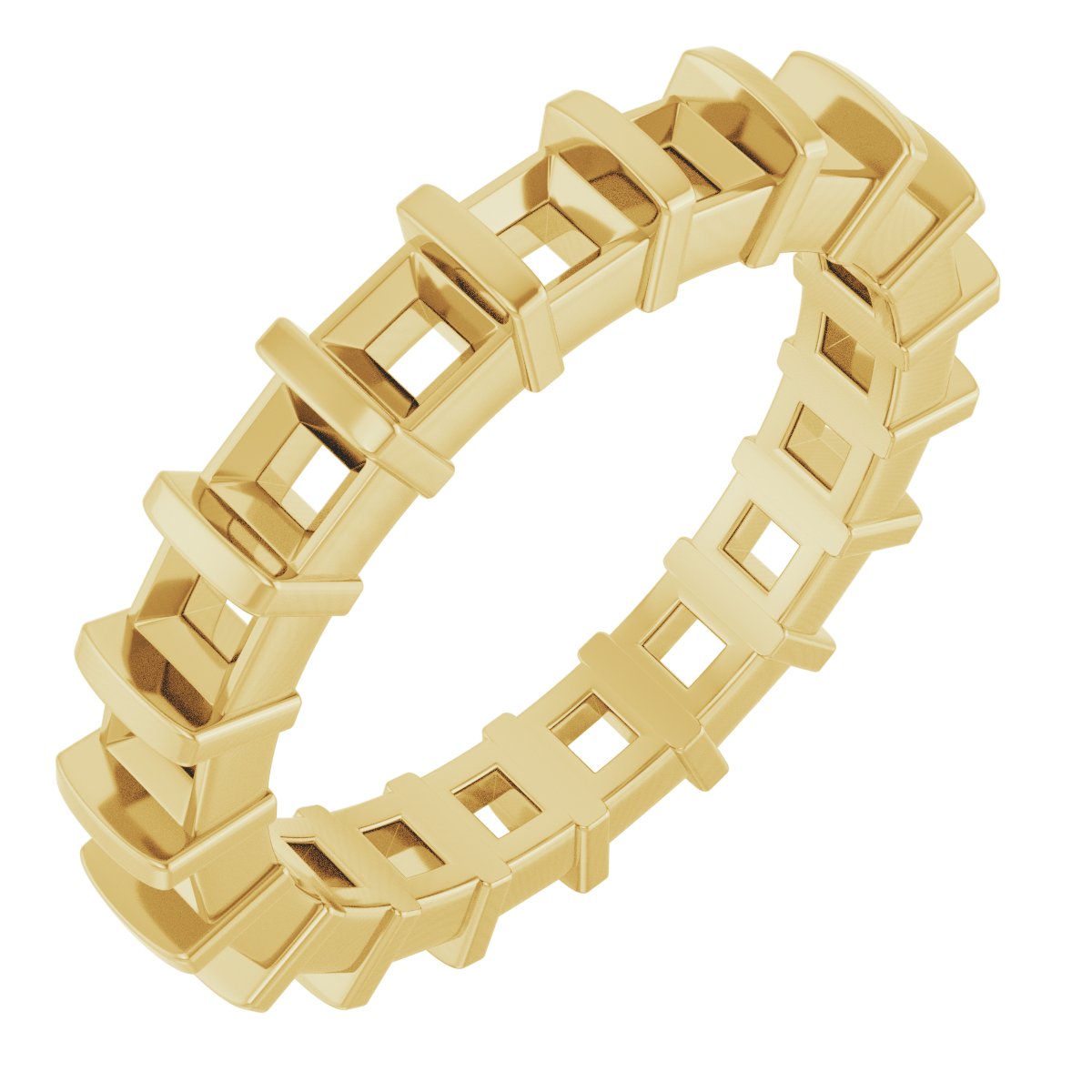 Asscher Eternity Band