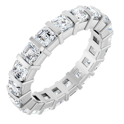 Asscher Eternity Band