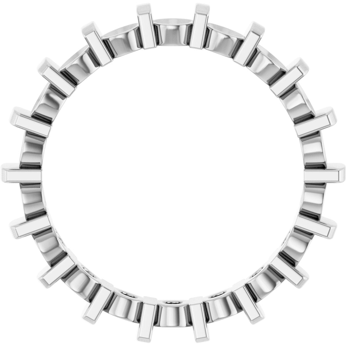 Round Brilliant Eternity Band