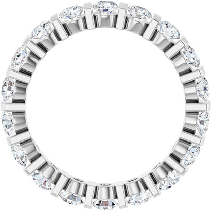 Round Brilliant Eternity Band