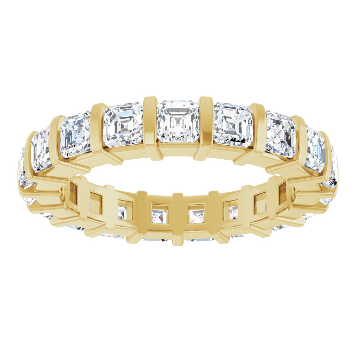 Asscher Eternity Band