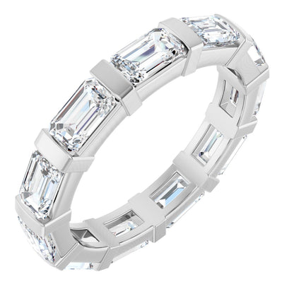 Radiant / Emerald Eternity Band