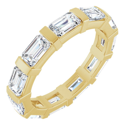 Radiant / Emerald Eternity Band