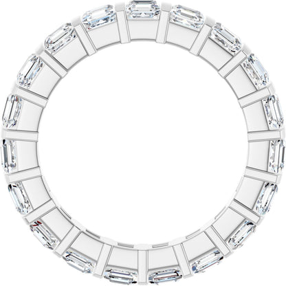 Asscher Eternity Band