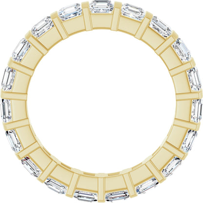 Asscher Eternity Band