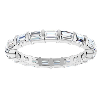 Straight Baguette Eternity Band