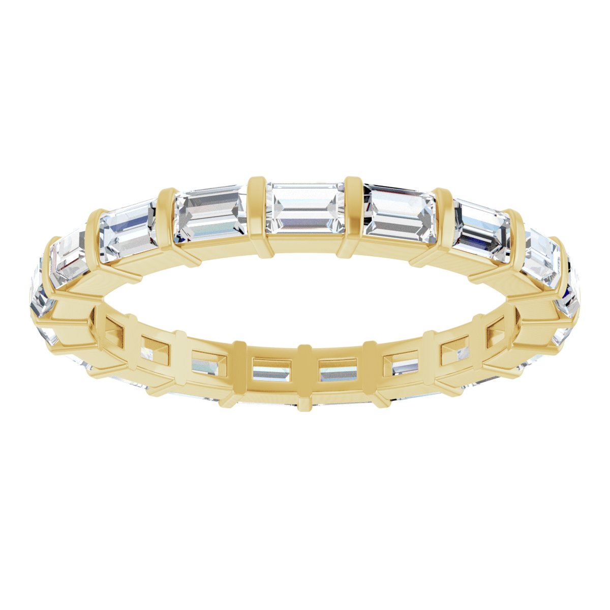 Straight Baguette Eternity Band