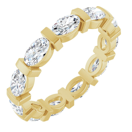 Oval Eternity Band